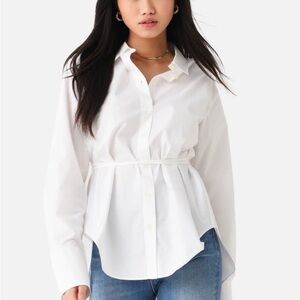 Frame Denim White Button Down Shirt